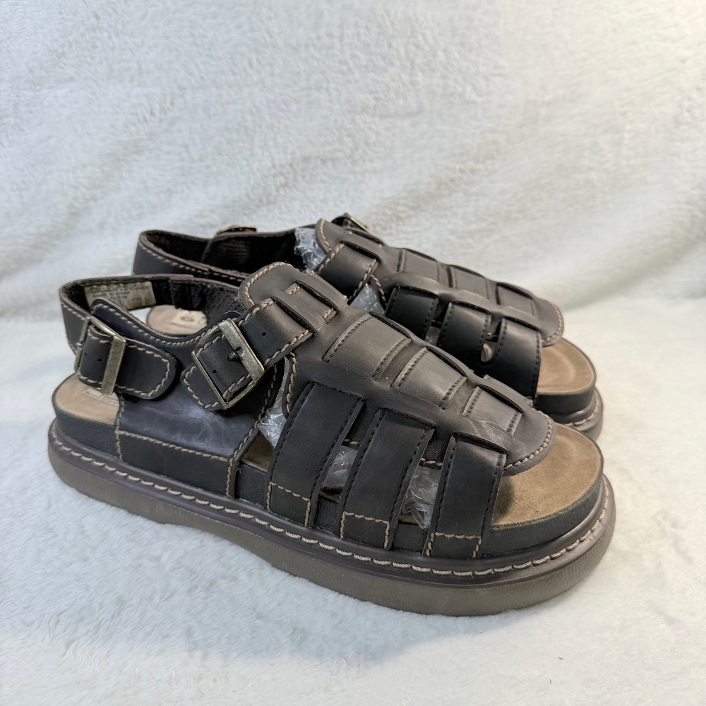Route 66 Fisherman Sandals Women Size 11 Brown Excellent Chunky Caged Y2K Retro